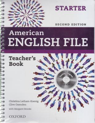 کتاب teachers american english file starter,(تیچرز آمریکن انگلیش فایل استارتر) اثر کلیو اکسندن