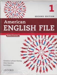 کتاب (Second Edition) American English File 1,(آمریکن انگلیش فایل 1 استیودنت بوک) اثر کلیو اکسندن