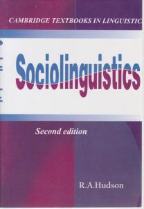 کتاب Sociolinguistics اثر R.A Hudson