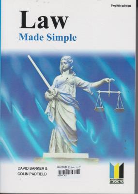 کتاب law made simple اثر دیوید بارکر