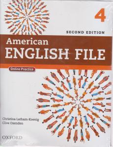 کتاب american english file student work book,(آمریکن انگلیش فایل 4 استیودنت بوک)