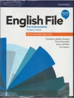 كتاب زبان انگلیش فایل پری اینترمدیت ( ویرایش چهارم  ) English File Pre-intermediate 4th ناشر آکسفورد