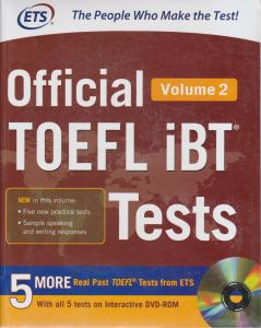 کتاب Official toefl iBT Tests 2 , (آفیشیال تافل آی بی تی تست ، قسمت دوم)