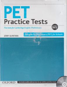 کتاب Cambridge english pet practice tests اثر جنی کوینتانا