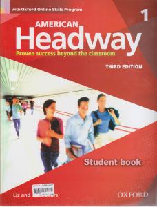 کتاب  American Headway (1),(Third Edition) Student+work book+cd ,(امریکن  هدوی 1 استیودنت + ورک + سی دی - (ویرایش سوم)) اثر لیزسورس