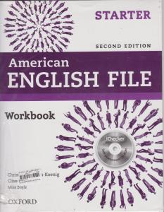 کتاب American English File Starter (2nd Edition): S.B+W.B+DVD+CD,(آمریکن انگلیش فایل استارتر استیودنت بوک با ورک بوک) اثر کلیو اکسندن