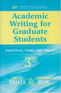 کتاب ACADEMIC WRITING FOR GRADUATE STUDENTS اثر کریستین فیک