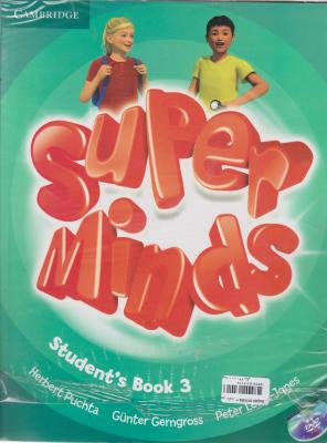 کتاب Super Minds Level 3 Student's Book with DVD-ROM, (سوپر مایندز 3) اثر هربرت پاچا