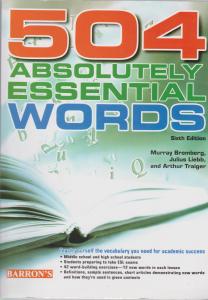 کتاب book 504 Absolutley Essential Words 6th edition,(راهنمای 504 واژه ضروری زبان انگلیسی - ویرایش ششم) اثر بارونز