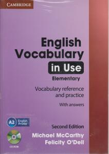 کتاب english vocabulary un use elementary,(انگلیش وکبیولری این یوز المنتری) اثر میشل مک کارتی