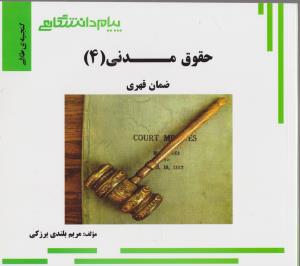 راهنمای حقوق مدنی (4): مسئولیت مدنی ضمان قهری اثر مریم بلندی برزکی