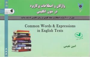 کتاب واژگان و اصطلاحات پرکاربرد در متون زبان انگلیسی اثر امین نعیمی