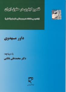 قلمرو کیفری در حقوق ایران: دادرسی عادلانه در رسیدگی های غیر قضایی اثر داور مهدوی