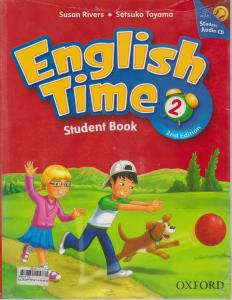کتاب English time 2 student book+work book,(انگلیش تایم 2 استیودنت بوک + ورک بوک ) اثر سوزان ریورز