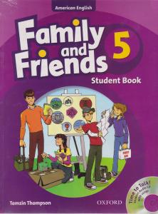 کتاب Family and friends 5 student book,(فامیلی اند فرندز5 استیودنت بوک) اثر تامزین تامپسون
