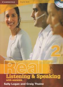 کتاب Real listening& speaking with answers,(ریل لیسینینگ اند اسپیکینگ (2) با جواب) اثر میلز کراون
