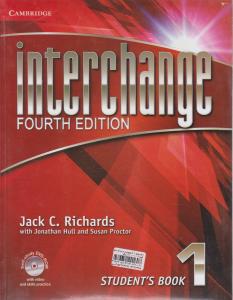 کتاب (Fourth Edition) Interchange 1 Students Book + Workbook اثر جک ریچاردز