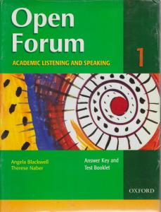 کتاب Open forum academic listening and speaking 1 اثر آنجلا بلکول