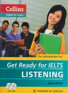 کتاب Collins get ready for ielts listening + cd اثر jane short