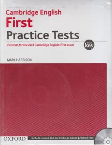 کتاب Cambridge English First Practice Tests + CD,(کمبریج انگلیش فرست پرکتیس تست) اثر مارک هاریسون