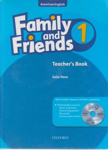 کتاب  American English Family and Friends 1 Teacher’s Book,(آمریکن فامیلی اند فرندز تیچرز بوک) اثر جولی پلنت