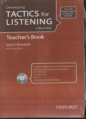 کتاب TEACHERS TACTICS FOR LISTENING DEVELOPING,(تیچرز تکتیس فور لیسینگ دولوپینگ) اثر جک ریچاردز