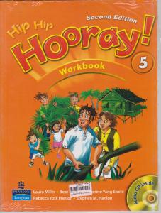 کتاب Hip hip hooray 5 work book + CD,(هیپ هیپ هورای 5 ورک بوک - ویرایش دوم ) اثر یرک هالون