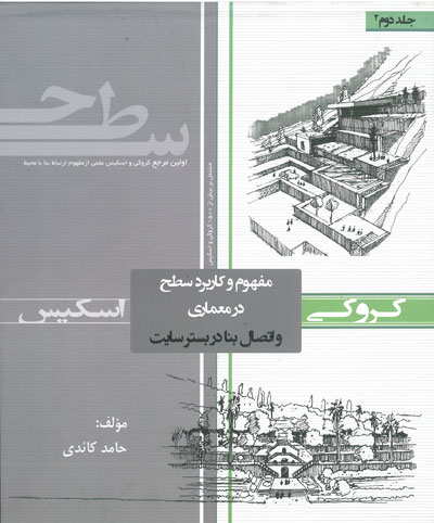 مفهوم و کاربرد سطح در معماری و اتصال بنا در بستر سایت دو جلدی اثر کائدی