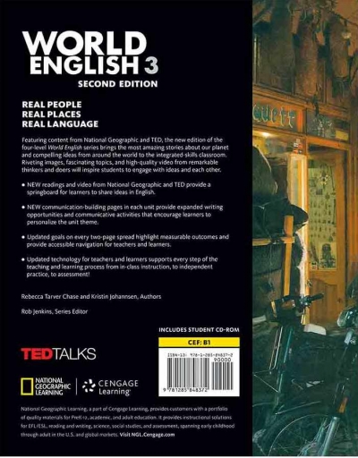 کتاب World English 3 , 2nd SB+WB+ CD / DVD اثر Kristen Johannsen 