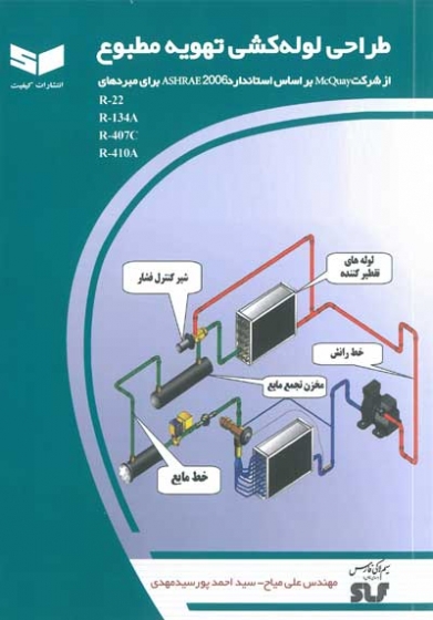 طراحی لوله کشی تهویه مطبوع اثر علی میاح