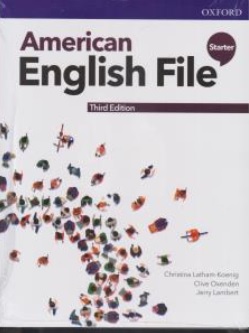 کتاب آمریکن انگلیش فایل استارتر ( ویرایش سوم ) american english file starter اثر جری لامبرت ناشر انتشارات جاودانه جنگل