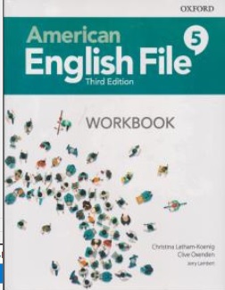 کتاب آمریکن انگلیش فایل ( 5 ) american english file work book ویراست سوم اثر کلایو آکسندن نشر جنگل