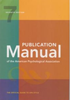کتاب publication  manual ( پابلیکیشن منوال ( ویرایش هفتم ) APA ناشر انتشارات جاودانه جنگل