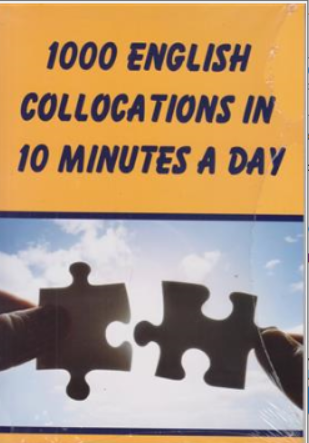 کتاب 1000 ENGLISH COLLOCATIONS IN 10 MINUTES A DAY اثر کمبریج ناشر انتشارات جاودانه جنگل