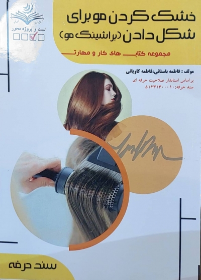 کتاب خشک کردن مو برای شکل دادن براشینگ مو اثر دکتر فاطمه باستانی فاطمه کاویانی ناشر فن برتر