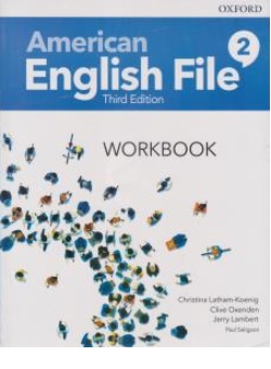 کتاب آمریکن انگلیش فایل 2 (  ویرایش سوم )  american english file student book اثر لاتهام لامبرت ناشر انتشارات جاودانه جنگل