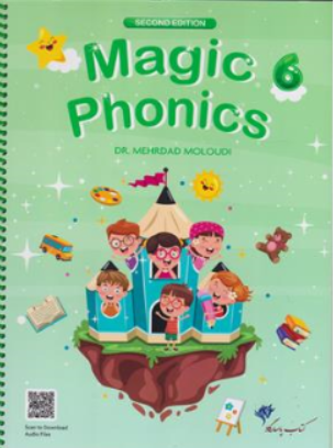 کتاب مجیک فونیکس ( 6 ) magic phonics اثر مهرداد مولودی ناشر غزل جوان