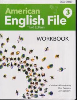 کتاب آمریکن انگلیش فایل 3  استیودنت ورک بوک american english file ( ویراست سوم )اثر کلیو اکسندن ناشر جاودانه جنگل