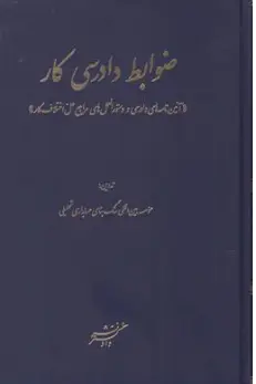 کتاب ضوابط دادرسی کار اثر موسسه بین المللی سنگ بنای حسابداری تحلیلی نشر دادگستر