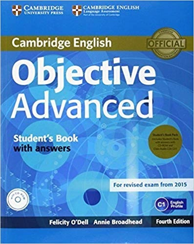 کتاب cambridge english objective advanced 4th اثر کمبریج نشر جنگل