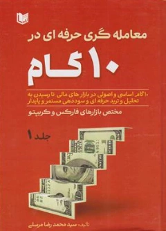 کتاب معامله گری حرفه ای در 10 گام (دو جلدی) مختص بازارهای فارکس و کریپتو اثر سید محمدرضا مرسلی نشر آراد کتاب