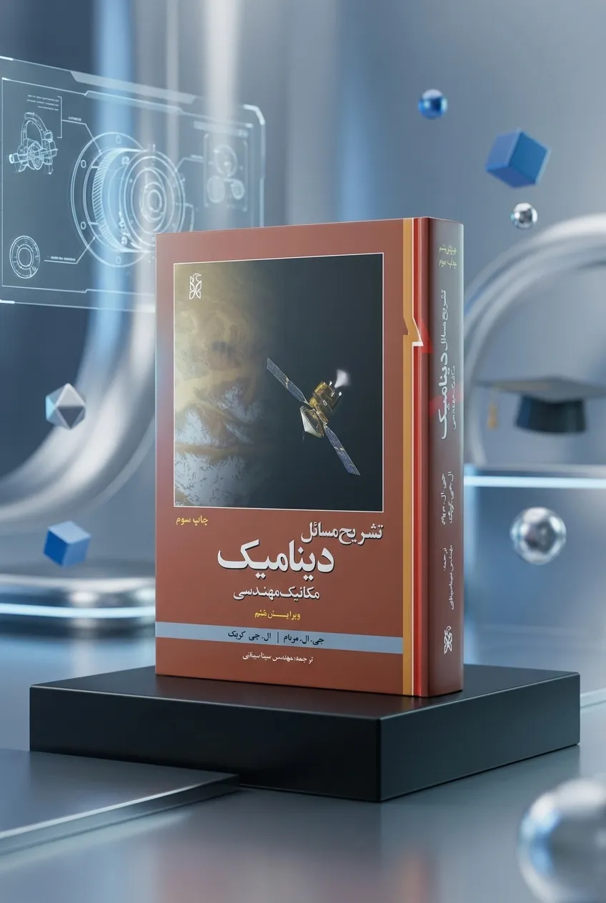 کتاب تشریح مسائل دینامیک مکانیک مهندسی (ویرایش ششم) اثر جی.ال.مریام ترجمه مهندس سینا سینایی نشر نما 0