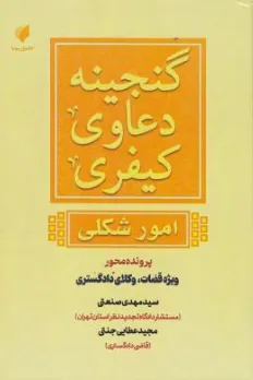 کتاب گنجینه دعاوی کیفری امور شکلی پرونده محور اثر سیدمهدی صنعتی نشر حقوق پویا