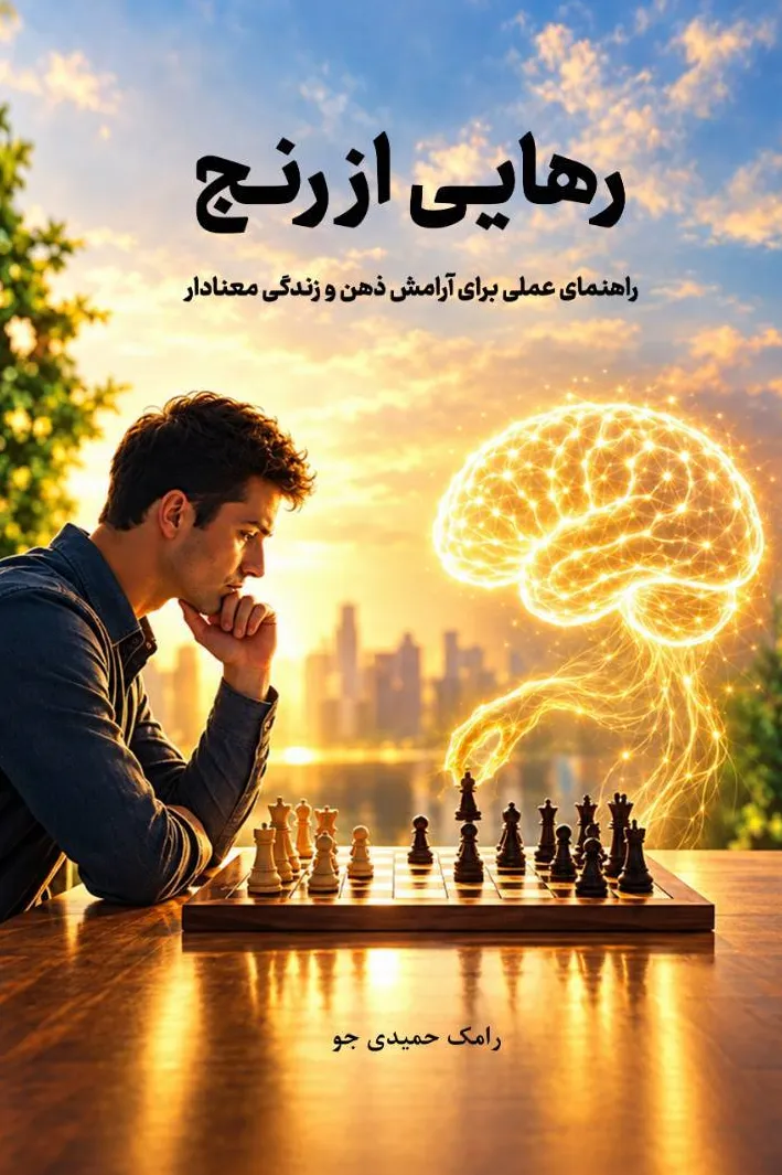 کتاب رهایی از رنج (راهنمای عملی برای آرامش ذهن و زندگی معنادار) اثر رامک حمیدی جو نشر دانش بنیاد