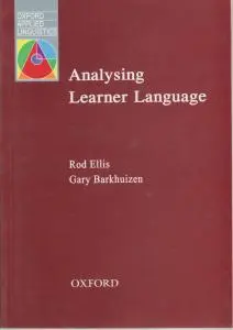 کتاب Analysing Learner Language,(آنالیزینگ لرنر لنگویج) اثر رود الیز