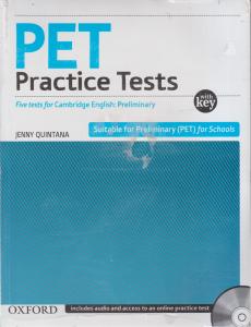 کتاب Cambridge english pet practice tests اثر جنی کوینتانا