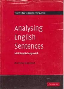 کتاب Analysing english sentences a minimalis approach اثر آندره رادفورد