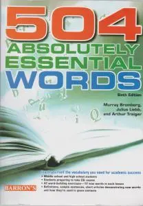 کتاب book 504 Absolutley Essential Words 6th edition,(راهنمای 504 واژه ضروری زبان انگلیسی - ویرایش ششم) اثر بارونز