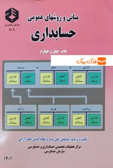 کتاب نشریه 101 : مبانی و روشهای عمومی حسابداری (جلد اول) اثر علی مدد ناشر سازمان حسابرسی