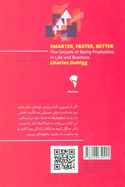 کتاب باهوش تر، سریع تر، بهتر (رمز و راز های بهره وری در زندگی و کسب و کار) اثر چارلز دو هینگ ترجمه حسین خدادادی 0